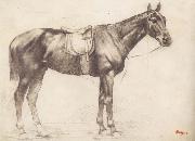 Edgar Degas Horse with Saddle and Bridle oil on canvas